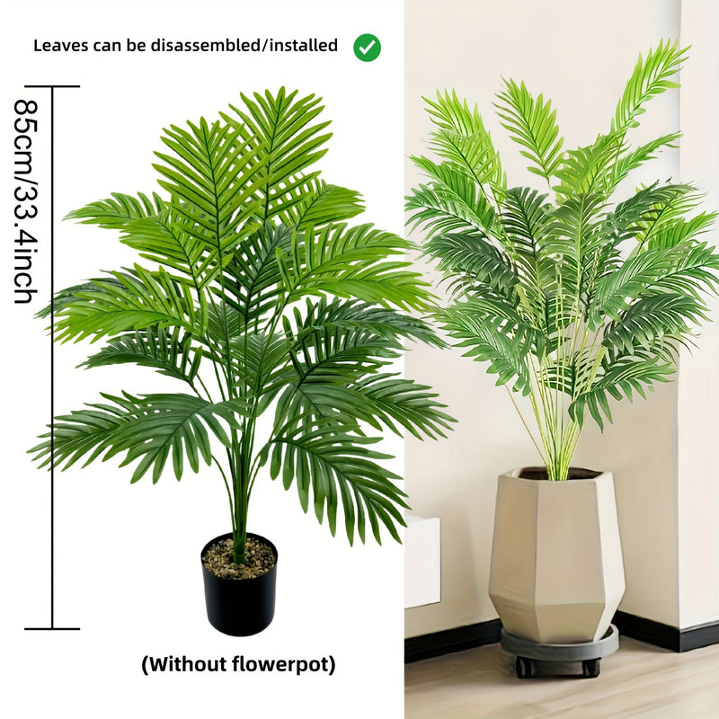 GreenGlow - Planta Decorativa de Folhas Grandes para Ambientes